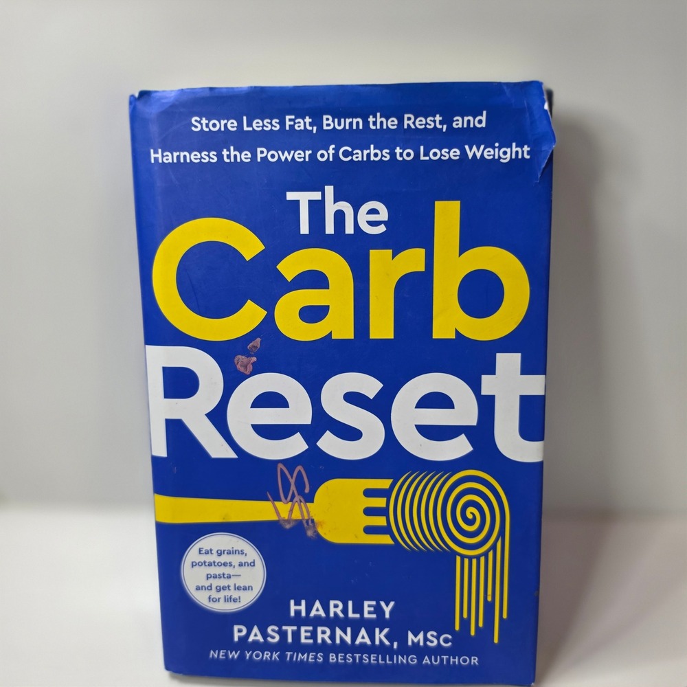 The Carb Reset Harley Pasternak Hardcover Diet Fitness Book 1st Edition 2025